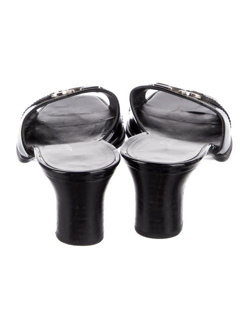 Salvatore Ferragamo Patent Leather Slides