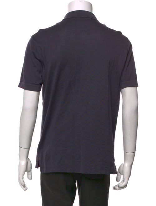 Salvatore Ferragamo Collar Short Sleeve Polo Shirt