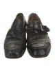 Salvatore Ferragamo Embossed Leather Dress Loafers