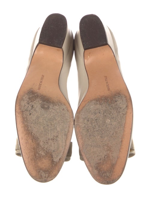 Salvatore Ferragamo Vara Bow Accent Leather Pumps