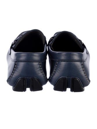 Salvatore Ferragamo Gancini Logo Leather Drivers