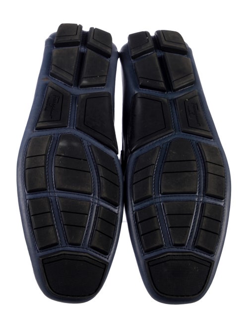 Salvatore Ferragamo Gancini Logo Leather Drivers