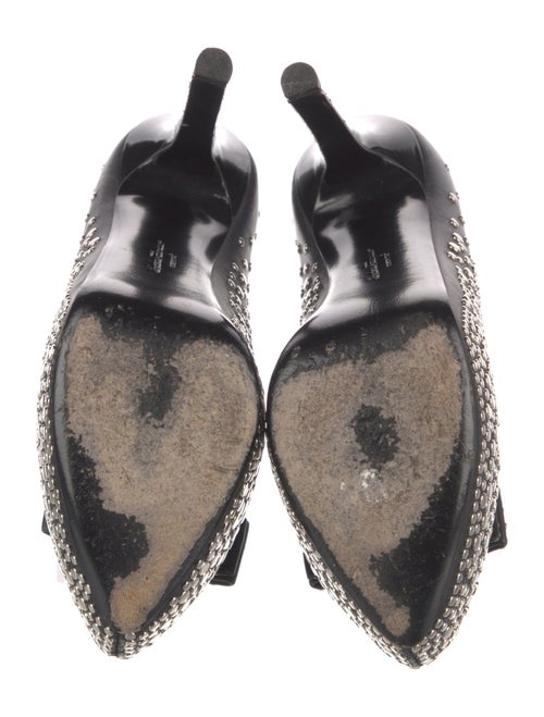 Salvatore Ferragamo Vara Bow Accent Leather Pumps