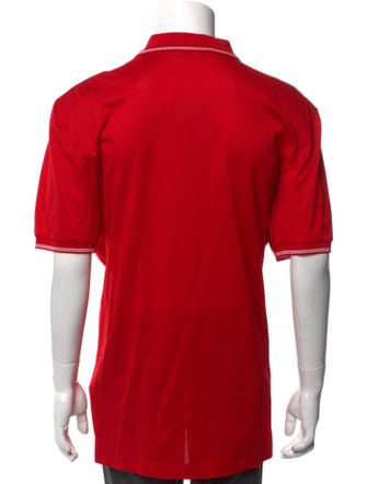 Salvatore Ferragamo Collar Short Sleeve Polo Shirt