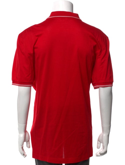 Salvatore Ferragamo Collar Short Sleeve Polo Shirt