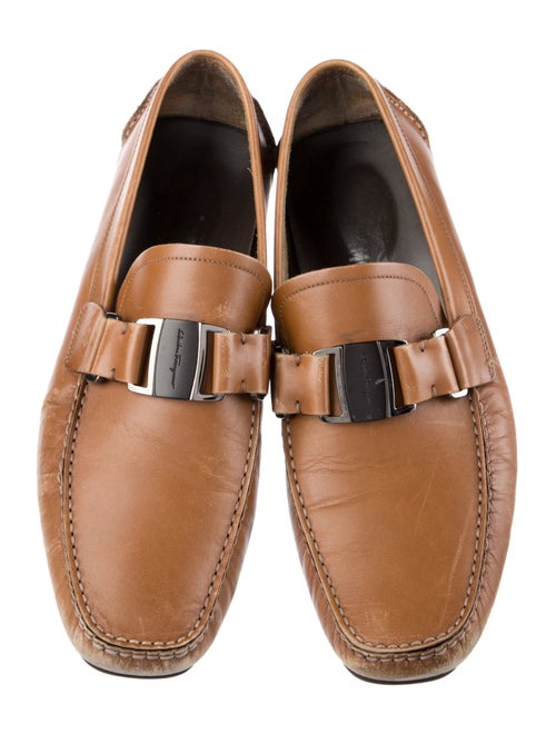 Salvatore Ferragamo Leather Drivers