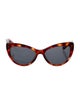 Salvatore Ferragamo Cat-Eye Tinted Sunglasses