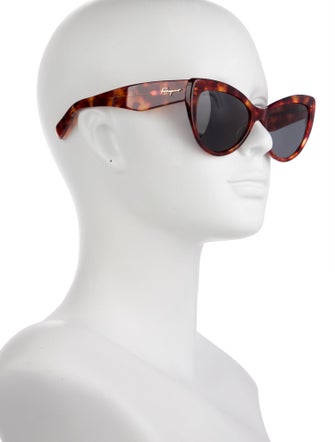 Salvatore Ferragamo Cat-Eye Tinted Sunglasses