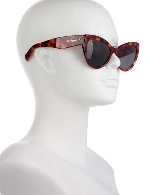 Salvatore Ferragamo Cat-Eye Tinted Sunglasses