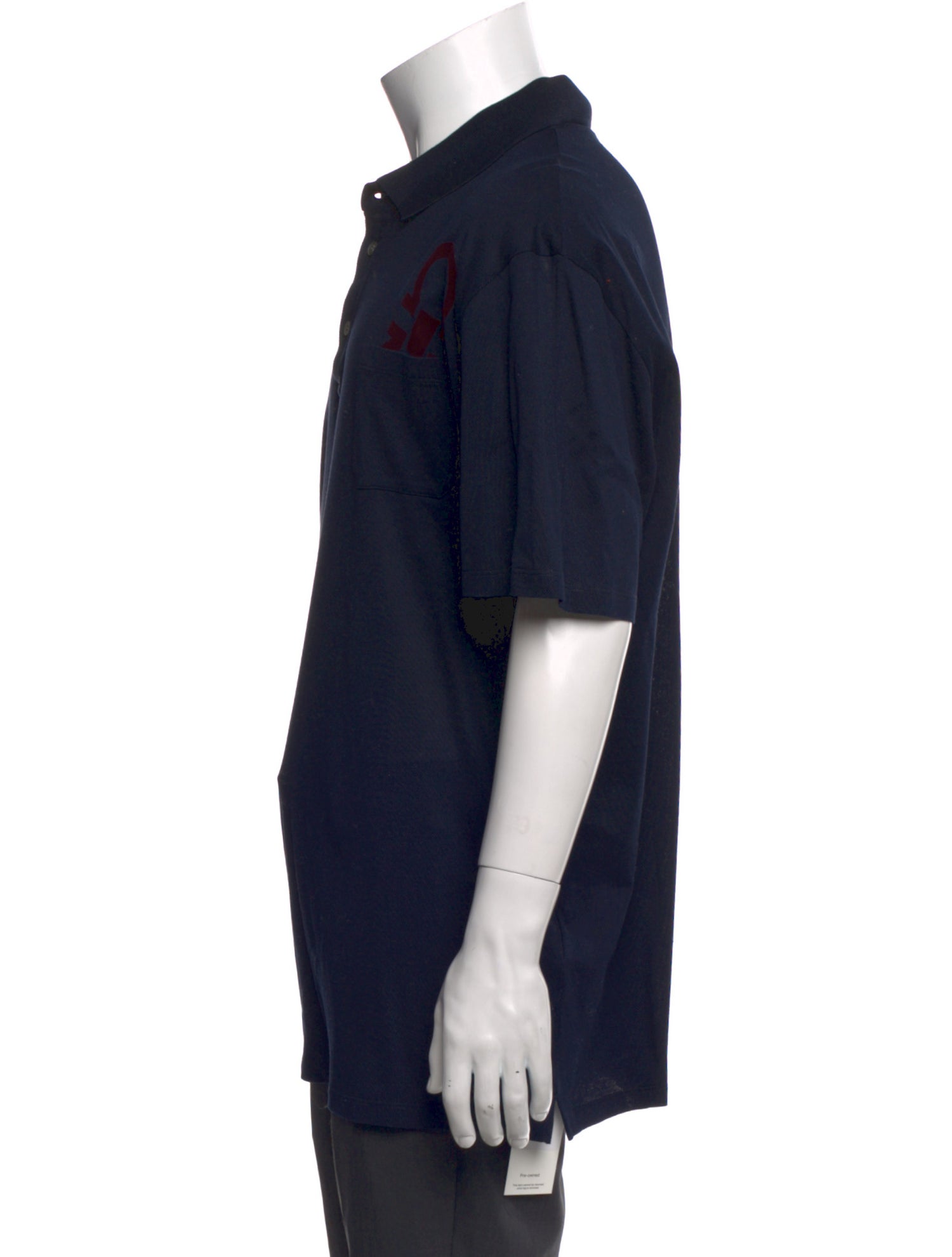 Salvatore Ferragamo Collar Short Sleeve Polo Shirt