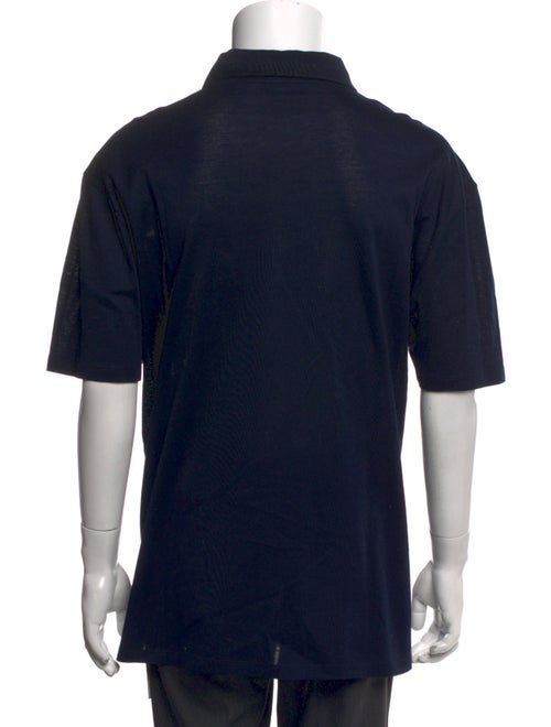 Salvatore Ferragamo Collar Short Sleeve Polo Shirt