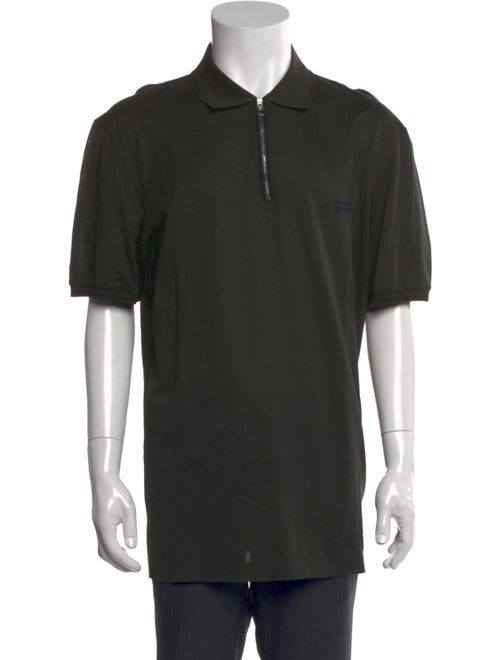 Salvatore Ferragamo Collar Short Sleeve Polo Shirt