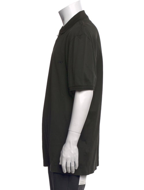 Salvatore Ferragamo Collar Short Sleeve Polo Shirt