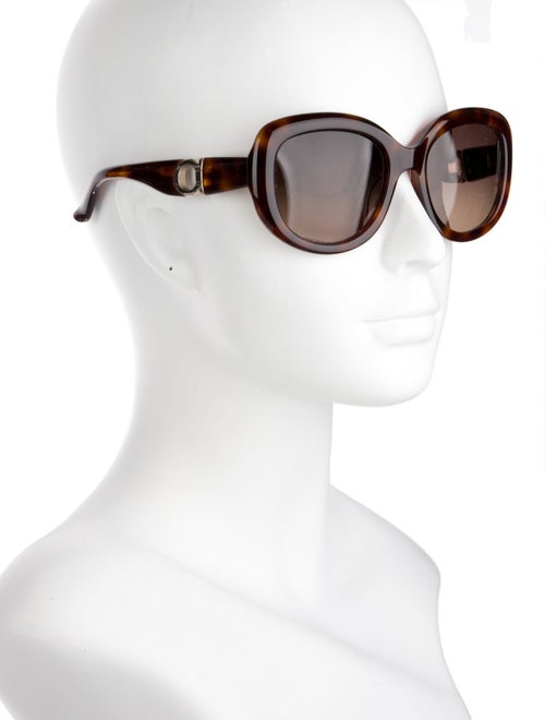 Salvatore Ferragamo Oversize Gradient Sunglasses