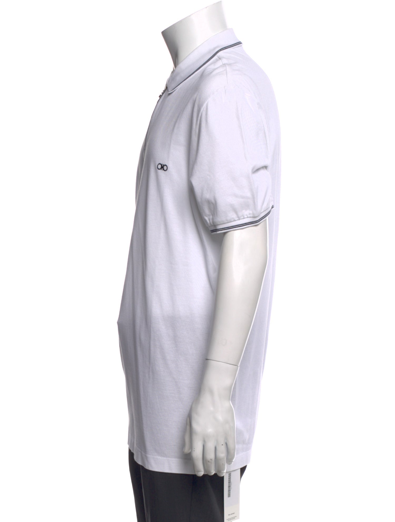 Salvatore Ferragamo Collar Short Sleeve Polo Shirt