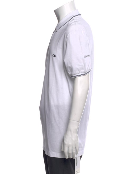 Salvatore Ferragamo Collar Short Sleeve Polo Shirt