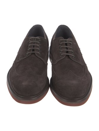 Salvatore Ferragamo Suede Derby Shoes