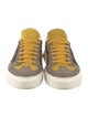Salvatore Ferragamo Suede Printed Sneakers