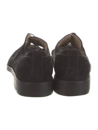 Salvatore Ferragamo Suede Dress Loafers