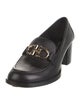 Salvatore Ferragamo Gancini Logo Leather Pumps