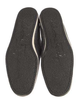 Salvatore Ferragamo Horsebit Accent Glitter Accents Loafers