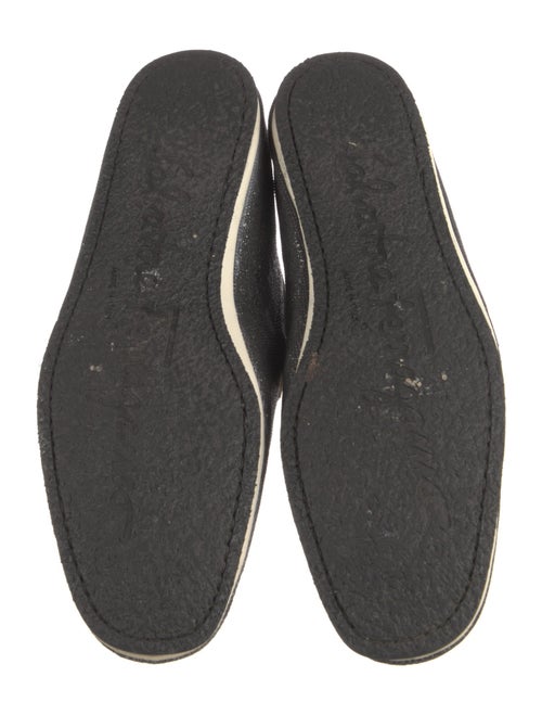 Salvatore Ferragamo Horsebit Accent Glitter Accents Loafers