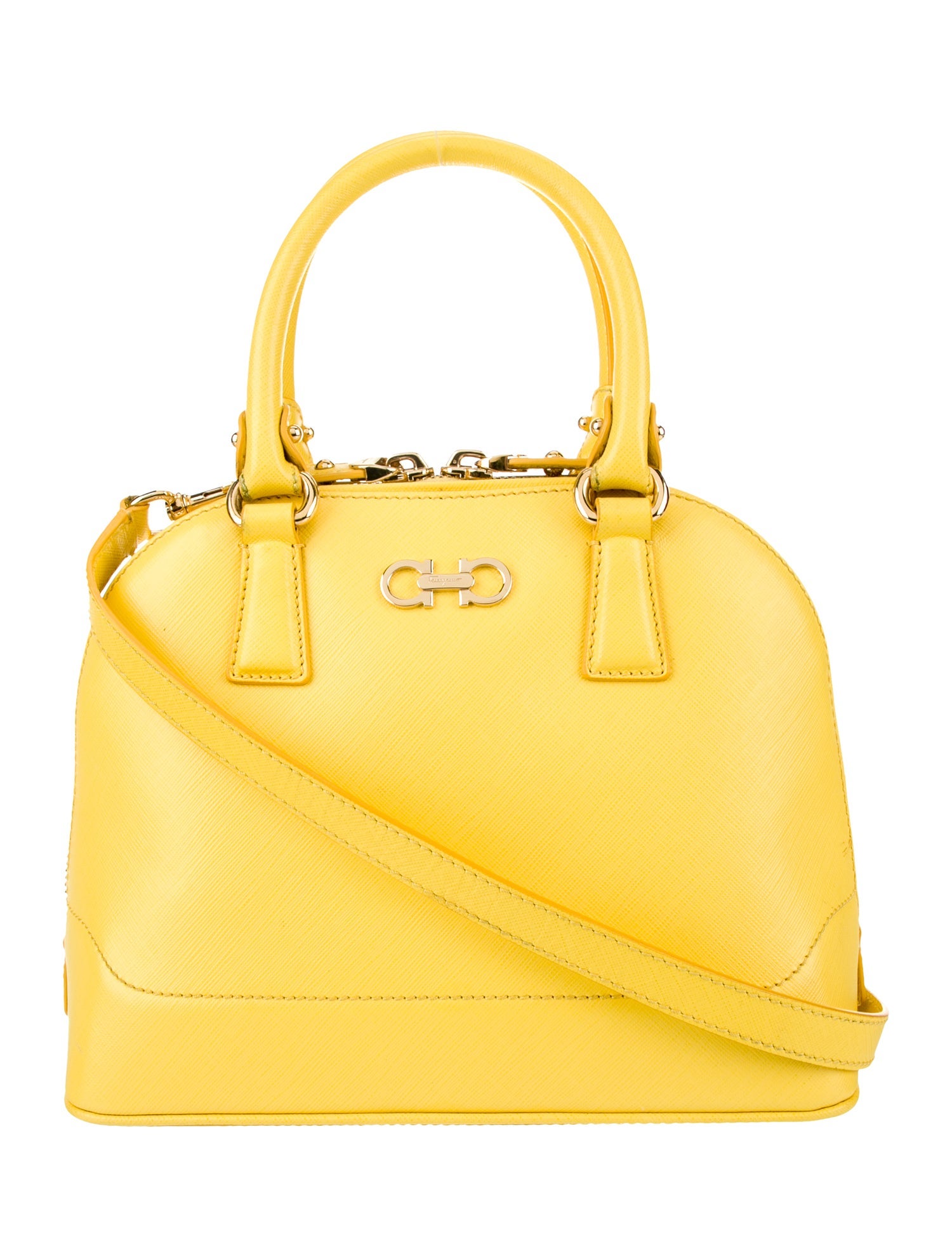 Salvatore Ferragamo Gancini Top Handle Bag