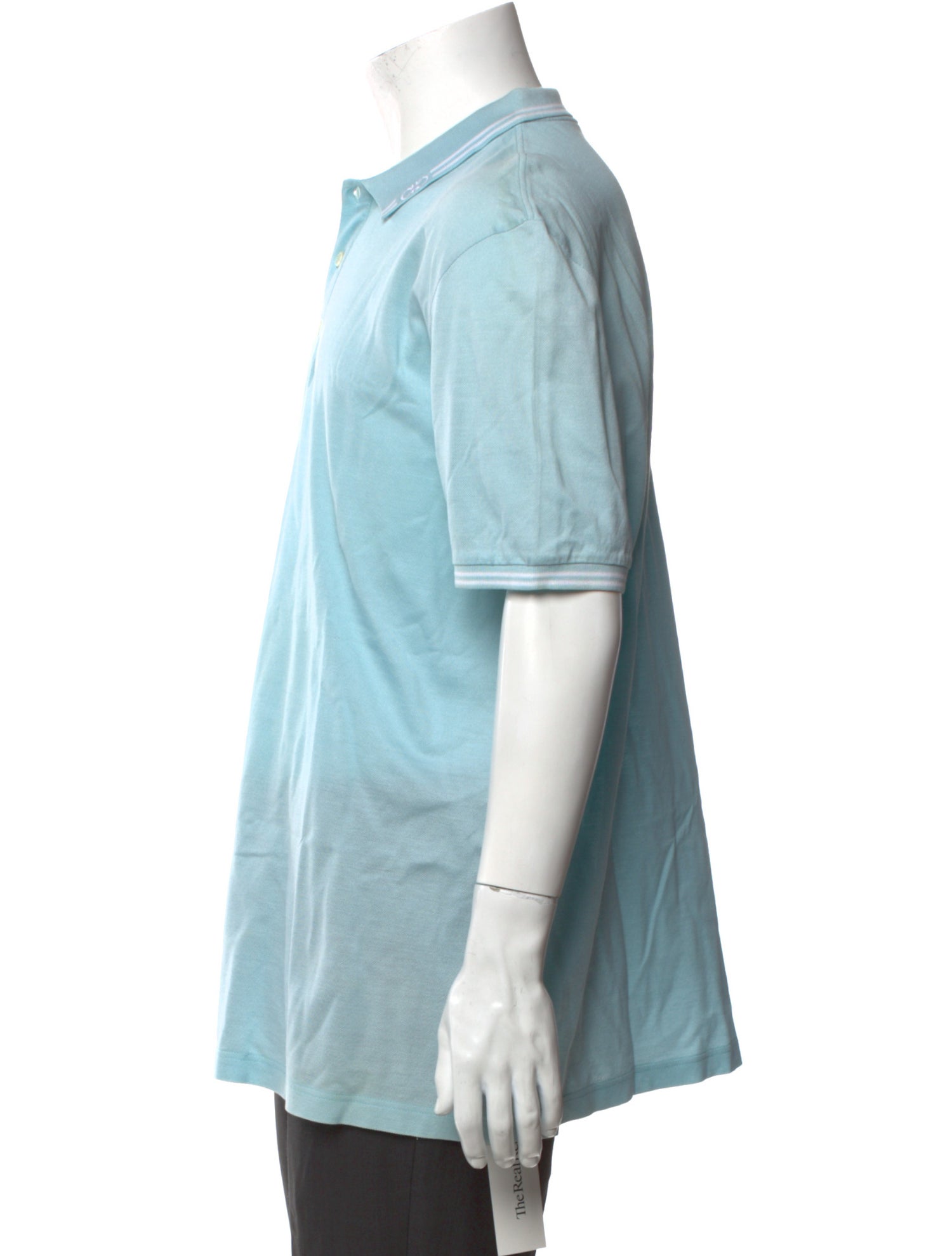 Salvatore Ferragamo Gancini Logo Collar Polo Shirt