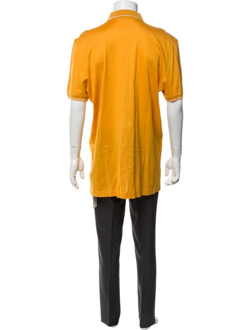 Salvatore Ferragamo Collar Short Sleeve Polo Shirt