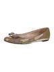 Salvatore Ferragamo Vara Bow Accent Patent Leather Ballet Flats