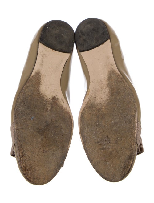 Salvatore Ferragamo Vara Bow Accent Patent Leather Ballet Flats