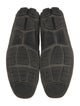 Salvatore Ferragamo Suede Chain-Link Accents Moccasins