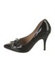 Salvatore Ferragamo Vara Bow Accent Patent Leather Pumps