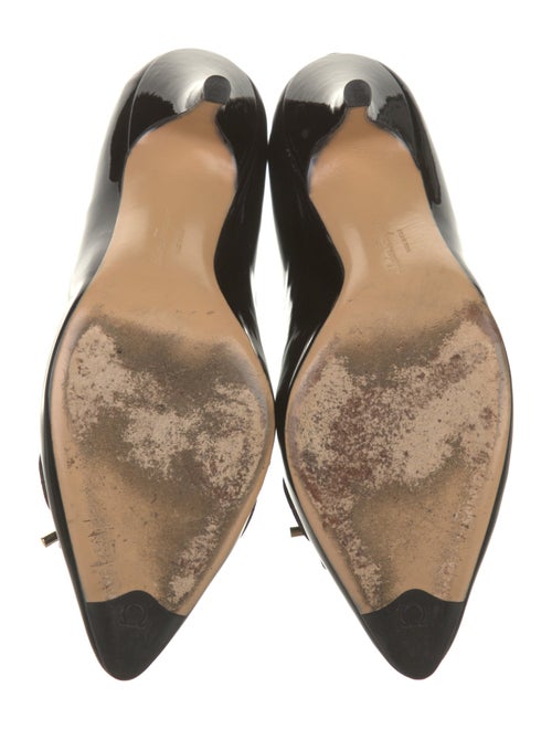 Salvatore Ferragamo Vara Bow Accent Patent Leather Pumps