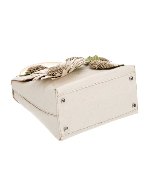 Salvatore Ferragamo Canvas Top Handle Bag