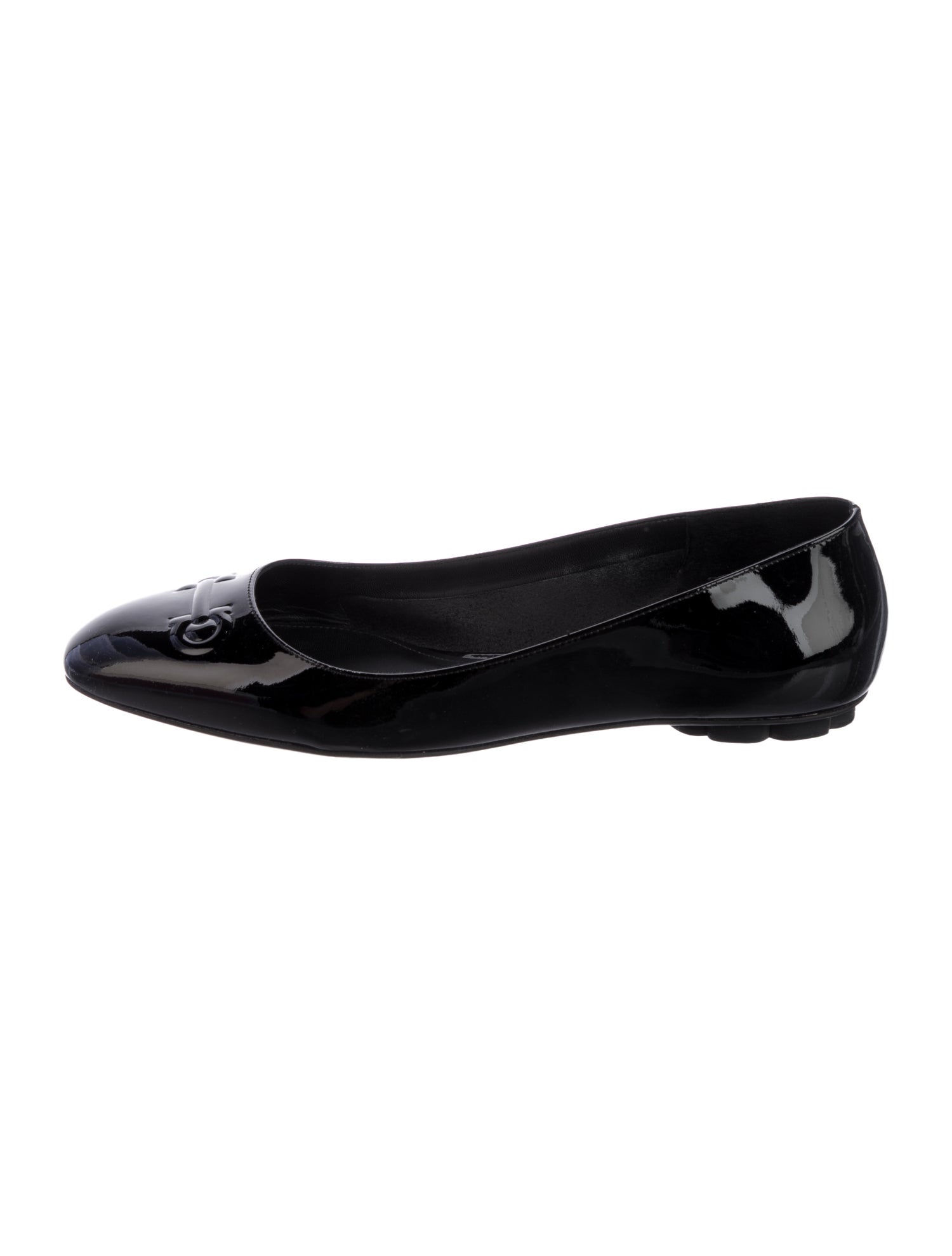 Salvatore Ferragamo Patent Leather Ballet Flats