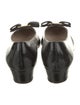 Salvatore Ferragamo Patent Leather Bow Accents Pumps