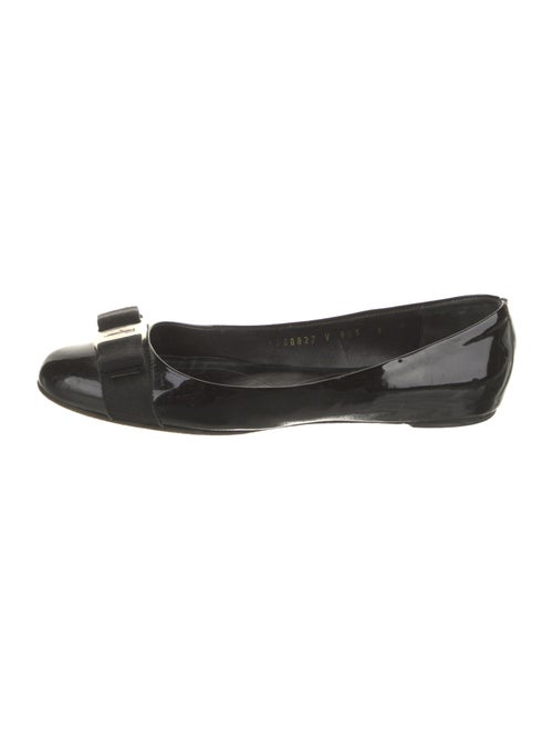 Salvatore Ferragamo Patent Leather Ballet Flats