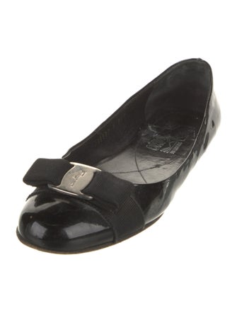 Salvatore Ferragamo Patent Leather Ballet Flats