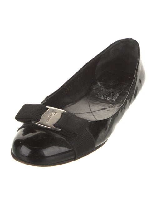 Salvatore Ferragamo Patent Leather Ballet Flats