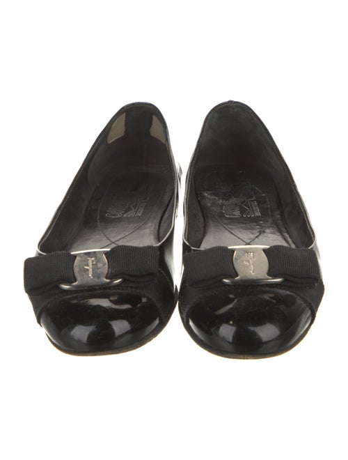 Salvatore Ferragamo Patent Leather Ballet Flats