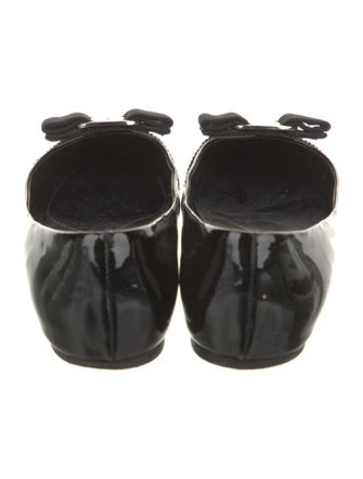 Salvatore Ferragamo Patent Leather Ballet Flats