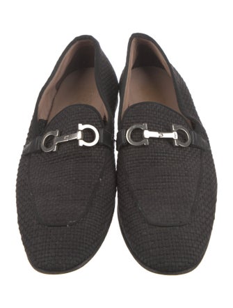 Salvatore Ferragamo Monogram Pattern Loafers