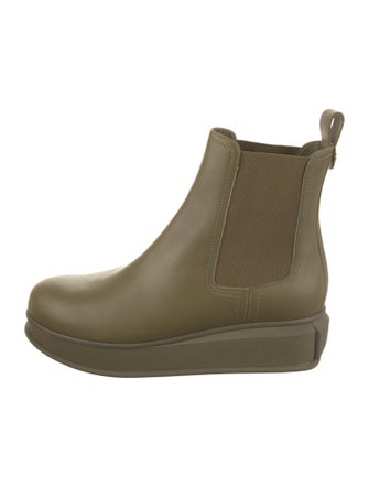 Salvatore Ferragamo Leather Chelsea Boots