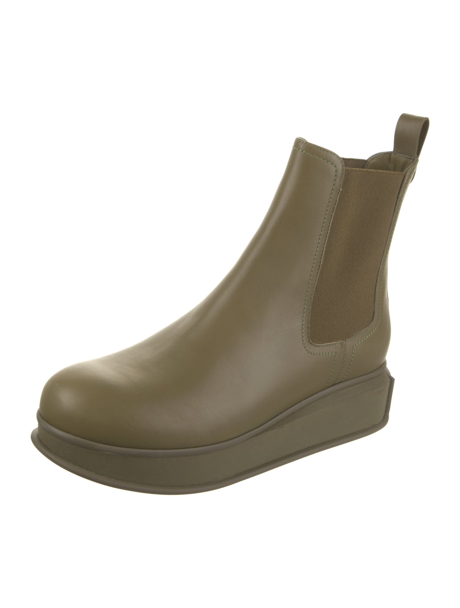 Salvatore Ferragamo Leather Chelsea Boots