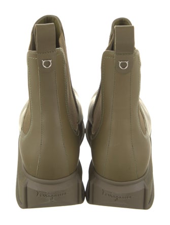 Salvatore Ferragamo Leather Chelsea Boots