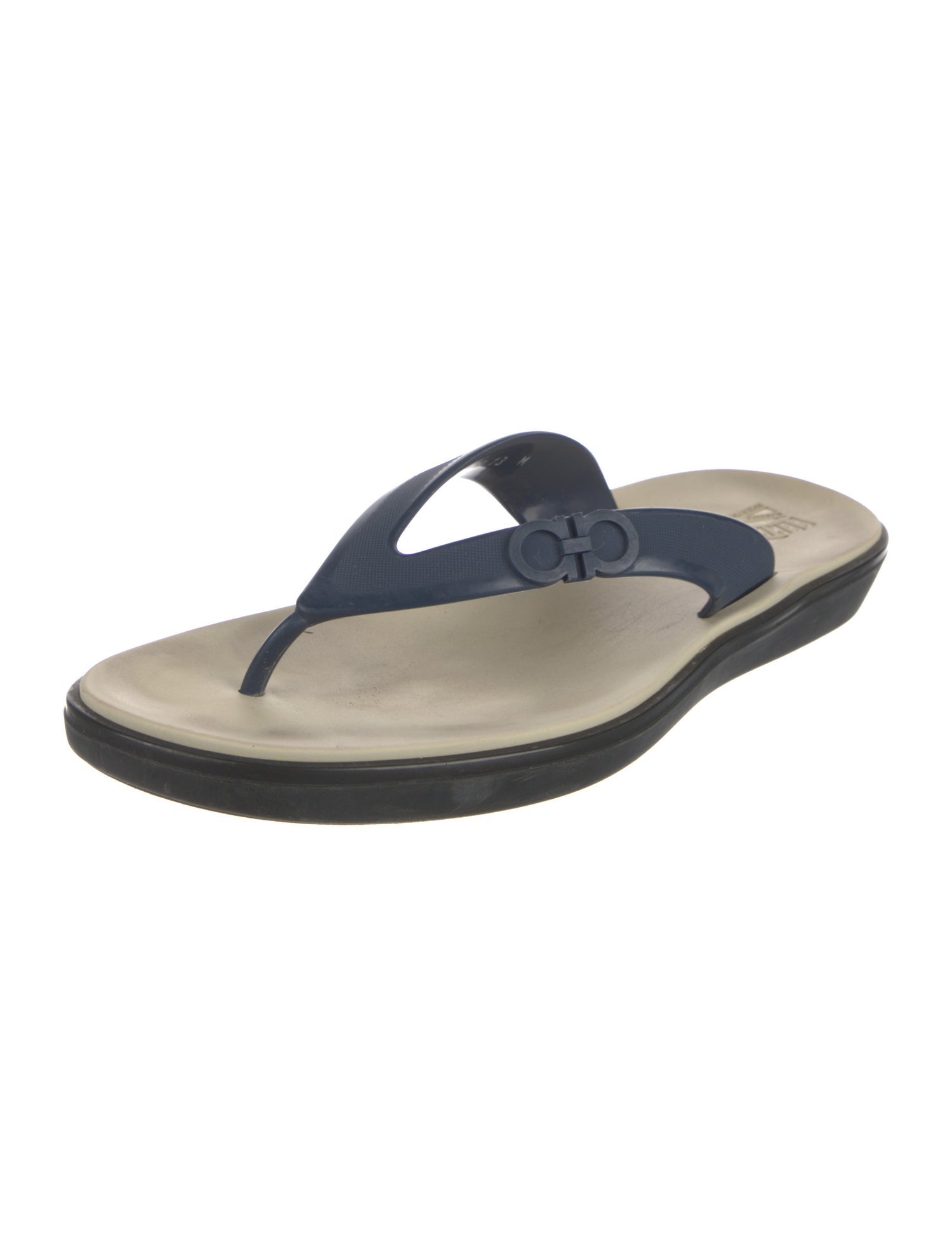Salvatore Ferragamo Rubber Flip Flops