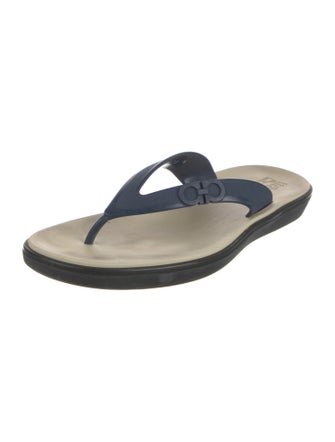 Salvatore Ferragamo Rubber Flip Flops