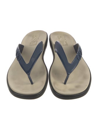 Salvatore Ferragamo Rubber Flip Flops