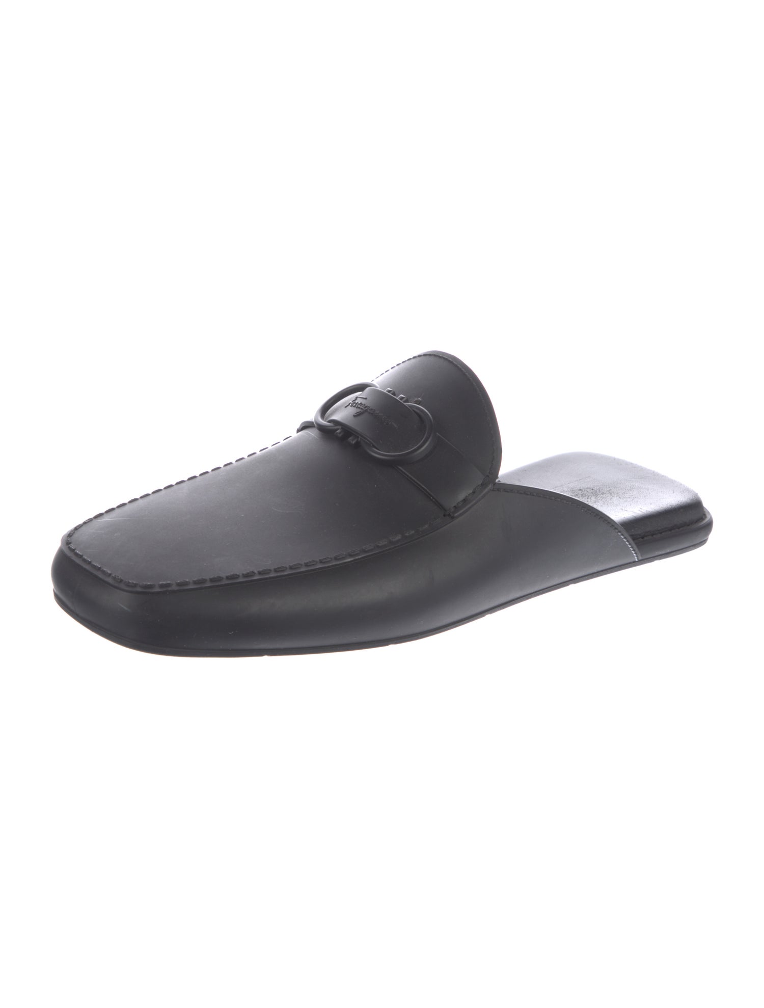 Salvatore Ferragamo Leather Slippers